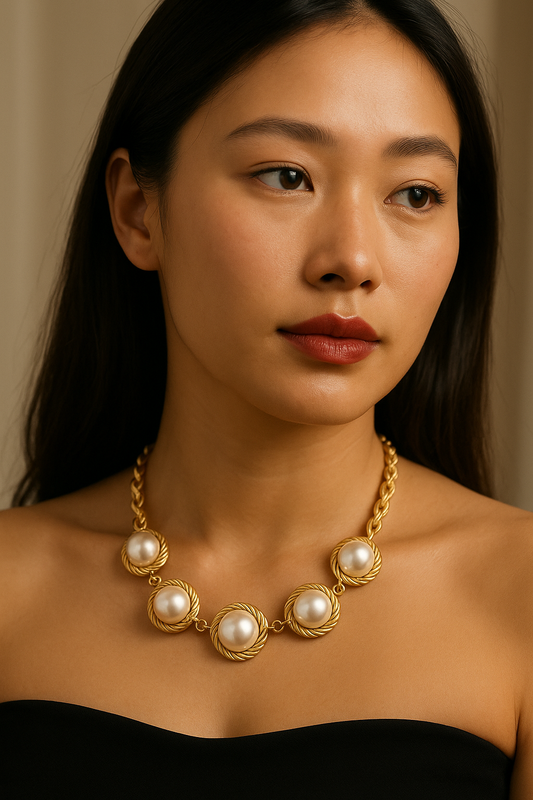 Regal Glow Pearl Necklace