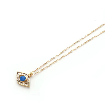 Evil Eye Luxe Pendant – Gold Talisman Necklace