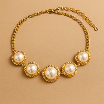 Regal Glow Pearl Necklace