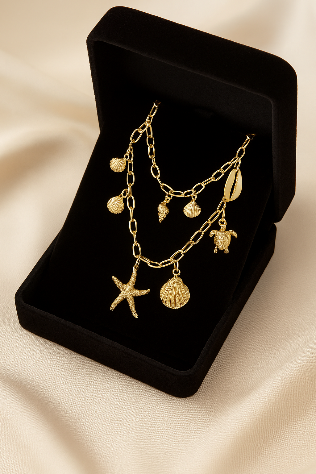 Ocean Whispers Charm Necklace